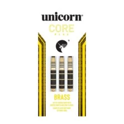 Unicorn Core Plus Brass 27g Steel Tip Darts -Sports Equipment Store 101CORB 3 1