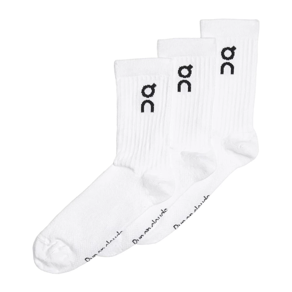 ON Logo Socks 3 Pack White 3 ON Logo Socks 3 Pack White