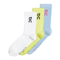 ON Logo Socks 3 Pack Zest/Stratosphere