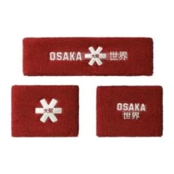 Osaka Sweatband Set 2.0 Merlot Maroon