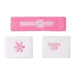 Osaka Sweatband Set – Begonia Pink / White