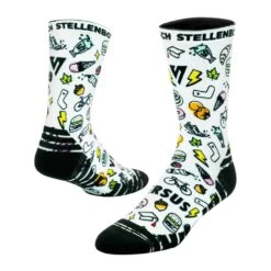 Versus Stellenbosch Doodles Active Crew Socks -Sports Equipment Store ACRSTELDLS 3