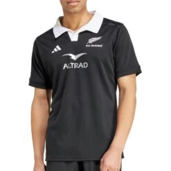 Adidas All Blacks Aeroready Menβs Rugby Short Sleeve Jersey