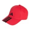 Adidas 3-Stripes New Logo Baseball Cap – Red -Sports Equipment Store JP0387 1