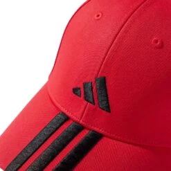 Adidas 3-Stripes New Logo Baseball Cap – Red -Sports Equipment Store JP0387 4