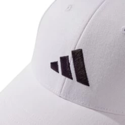Adidas New Logo Baseball Cap – White -Sports Equipment Store JP0392 3