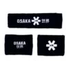 Osaka Sweatband Set 2.0 – Black -Sports Equipment Store OSKSWEATBANDSB 1