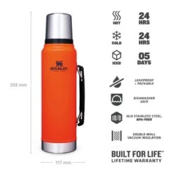 Stanley The Legendary Classic Bottle 1.0L Blaze Orange -Sports Equipment Store PM1008266032 4
