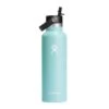 Hydro Flask Standard Mouth With Flex Straw Cap 21 Oz / 621 Ml Dew -Sports Equipment Store S21FS441 1