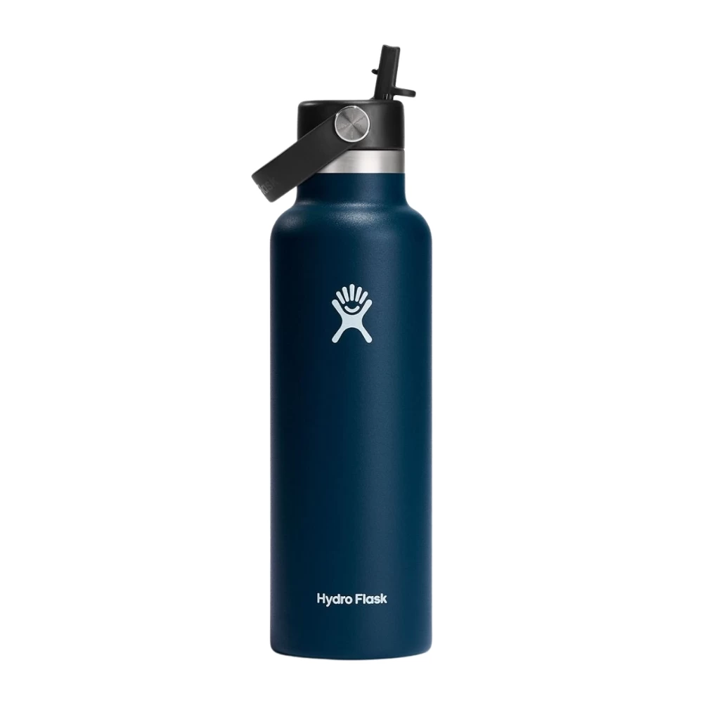 Hydro Flask Standard Mouth With Flex Straw Cap 21 Oz / 621 Ml Indigo 3 Hydro Flask Standard Mouth With Flex Straw Cap 21 Oz / 621 Ml Indigo