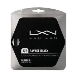 Luxilon Savage Black 127 Tennis String Set