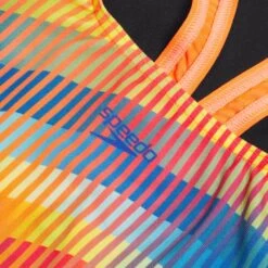 Speedo Digital Placement Girls Powerback Swimsuit Black -Sports Equipment Store SPJ074 3