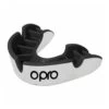 OPRO Silver White/Black Mouthgaurd -Sports Equipment Store opra silver 4