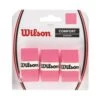 Wilson Pro Overgrip 3 Pack Pink 2 Wilson Pro Overgrip 3 Pack Pink -Sports Equipment Store wilson pro overgrip pink 3 pack
